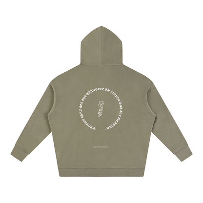 EARLYMORNINGHOURS. Premium Heavyweight Oversized Fleeced Hoodie