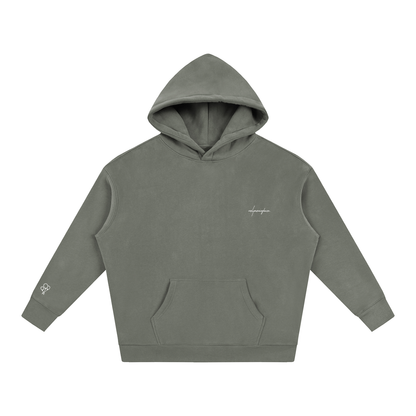EARLYMORNINGHOURS. Premium Heavyweight Oversized Fleeced Hoodie