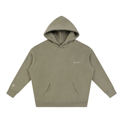 EARLYMORNINGHOURS. Premium Heavyweight Oversized Fleeced Hoodie