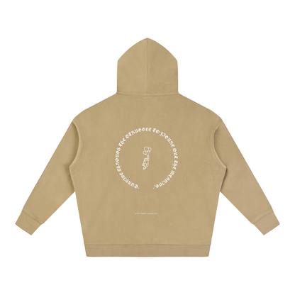 EARLYMORNINGHOURS. Premium Heavyweight Oversized Fleeced Hoodie