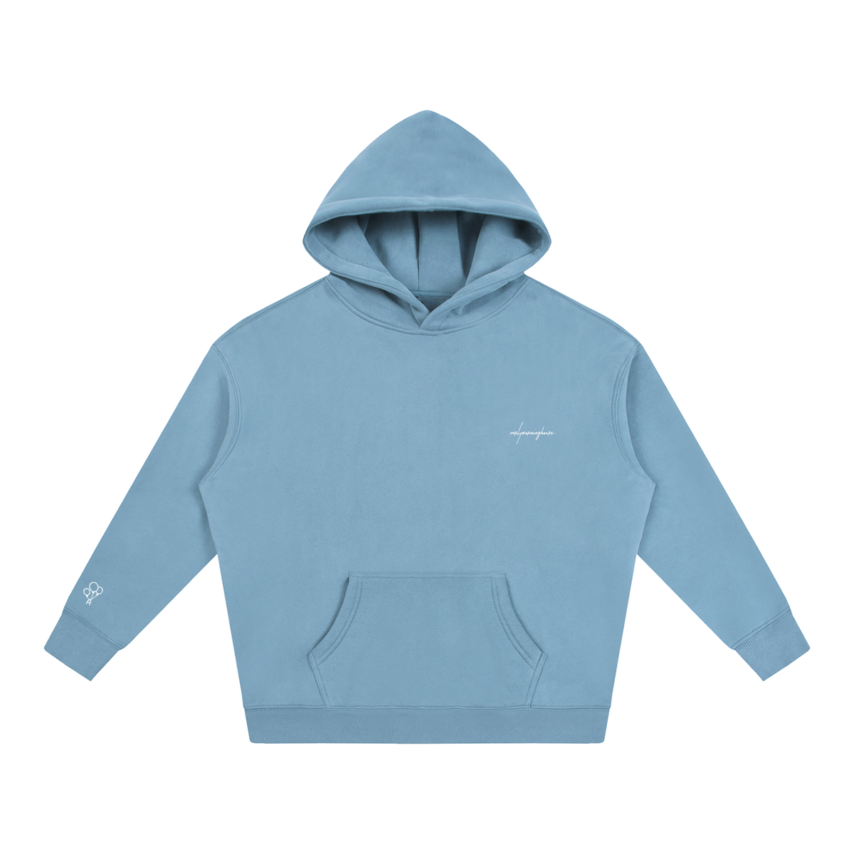 EARLYMORNINGHOURS. Premium Heavyweight Oversized Fleeced Hoodie