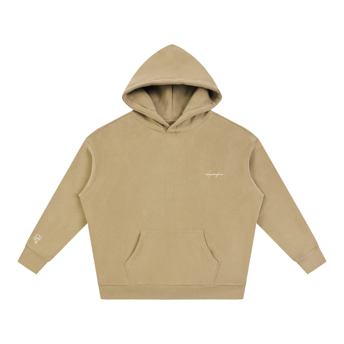 EARLYMORNINGHOURS. Premium Heavyweight Oversized Fleeced Hoodie