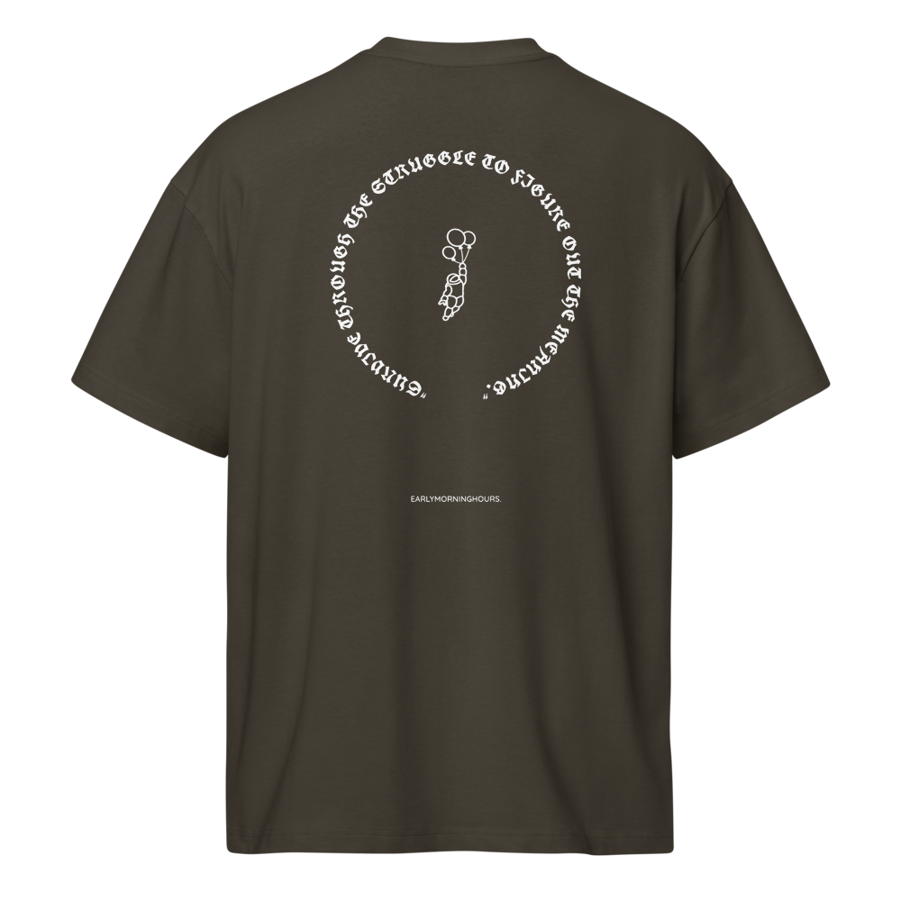EMH. "Survive Through The Struggle." Premium Oversized T-Shirt